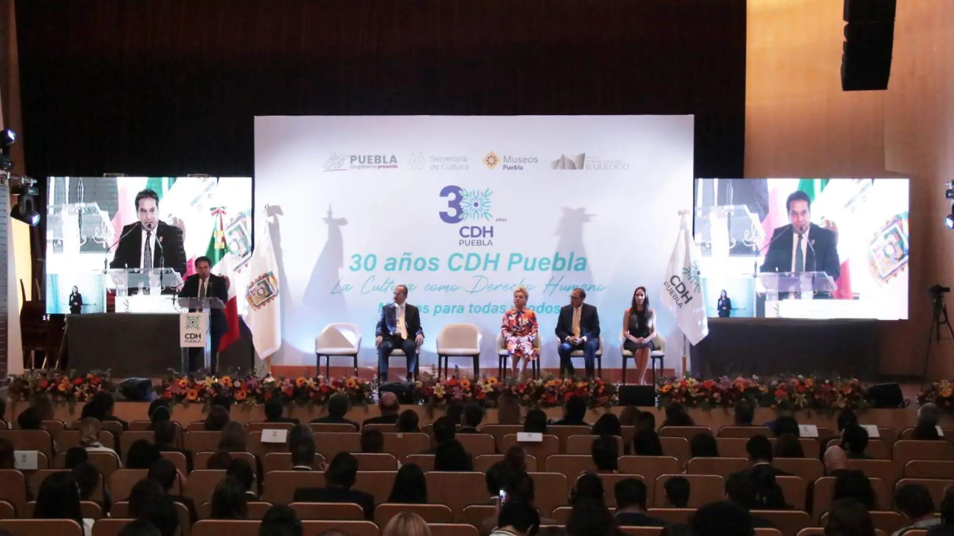 Cumple 30 años la CDH en Puebla y acuden los ex ombudsperson